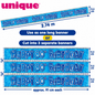 Happy 80th Birthday Banner Blue 2.74m – Cut into 3 Party Banners