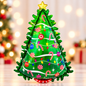 Anagram 36" Christmas Tree SuperShape Foil Balloon – Air or Helium