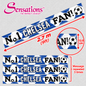 No.1 Chelsea Fan Light Blue & White Foil Banner – 2.7m / 9ft – Cut into 3 Banners