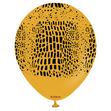 Kalisan Safari Printed Latex Balloons – 12" 30cm – Pack of 25