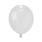 Gemar A50 Clear #000 5" Latex Balloons 50pc/Bag