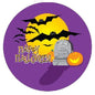 CTI Halloween Moon & Bat 17" Foil Balloon