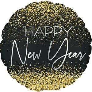 CTI Happy New Year Crazy Confetti 17" Foil Balloon