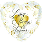 CTI Always & Forever 17" Foil Balloon