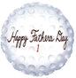 CTI Happy Father's Day Golf Ball 17" Foil Balloon