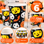 Halloween Paper Cups 12oz 355ml – Pack of 6 Pumpkin Skull Bat Party Cups