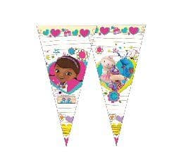 Doc McStuffins Party Cellophane Cone Bags (20 x 40cm) Pack of 10