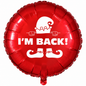 Elf I’m Back 18" Christmas Elf Foil Balloon – Red or Green Xmas Decoration