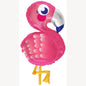 Pink Flamingo Shape 28" Foil Balloon