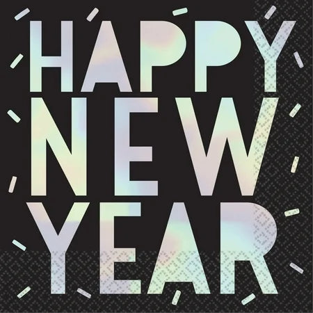 Happy New Year Party Napkins, 16ct