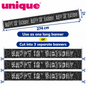 Happy 18th Birthday Banner – Black & Silver Glitz – 2.74m – Cut into 3 Banners