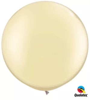 Qualatex Pearl Ivory 30" Latex Balloons 2pc/Bag