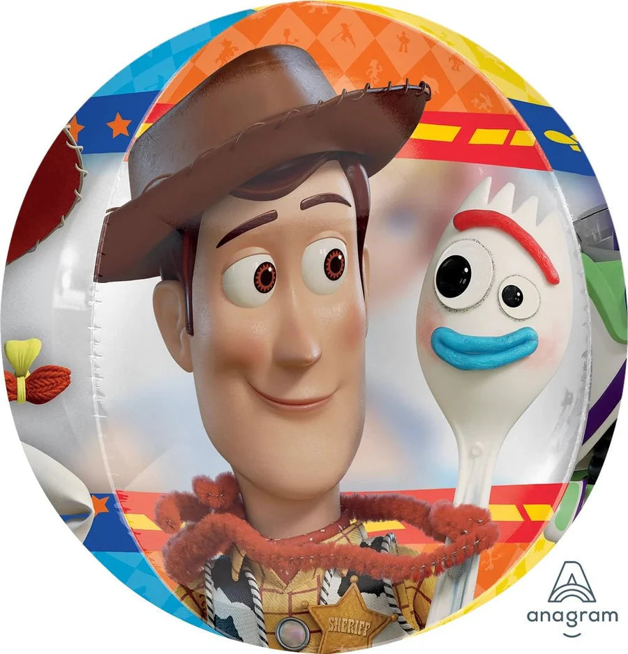 Anagram SeeThru Toy Story 4-Sided 15" Orbz Balloon