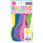 Unique 12" Number Latex Balloons – 5 Assorted Colours – Numbers 0–9