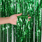 Metallic Green Foil Shimmer Curtain 3ft x 8ft (92cm x 244cm)