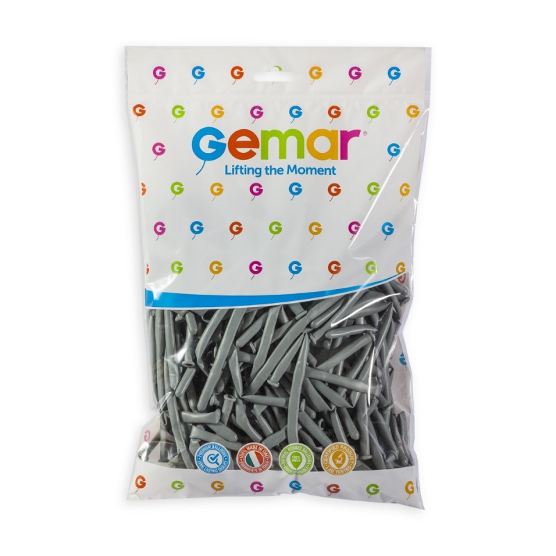 Gemar Modelling Balloons 2" Grey #070 100pc/Bag