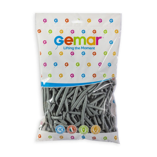 Gemar Modelling Balloons 2" Grey #070 100pc/Bag
