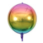 22" Foil Orb Balloon – 4D Round Sphere Balloon – Air or Helium – Birthday, Wedding & Party Decoration – Choice of Colours & Designs