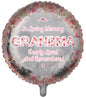 In Loving Memory Grandma 18-inch Round Foil Balloon