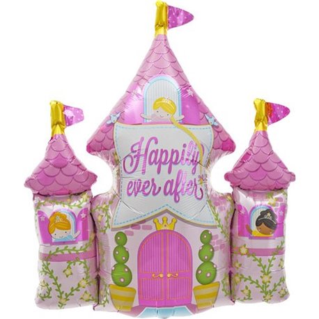 Happily Ever After Castle 36" Supershape Foil Balloon