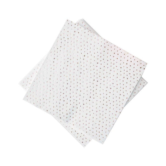 Ginger Ray Spotty Pick & Mix Rose Gold Wedding Napkins 16pc