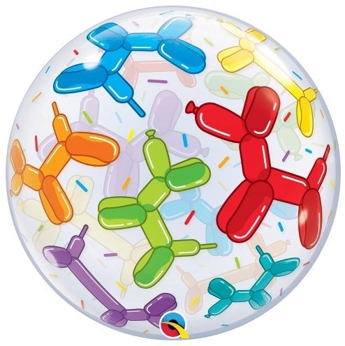 Qualatex Balloon Dogs 22"/56cm Bubble Balloon