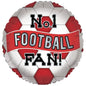 No.1 Football Fan Red 18-inch Foil Balloon
