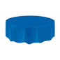 Round Plastic Table Cover 84"/213cm | Royal Blue