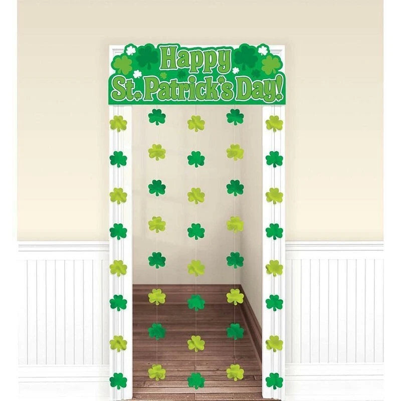 Amscan Happy St Patrick's Day Door Curtain 195cm x 99cm