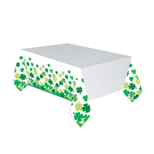Amscan St Patrick’s Day Plastic Tablecover (137cm x 259cm)