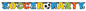 Soccer Party Letter Banner (1.98m)