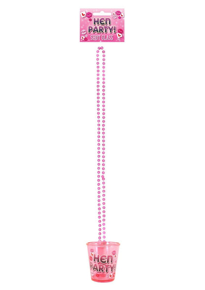 Henbrandt Hen Party Shot Glass Necklace