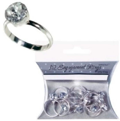 Engagement Rings Confetti Wedding Decoration Favors 12PC