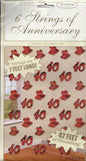 Ruby Anniversary 40th Hanging Foil Strings
