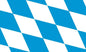 Henbrandt Large Bavaria flag 90 x 150 cm Fabric