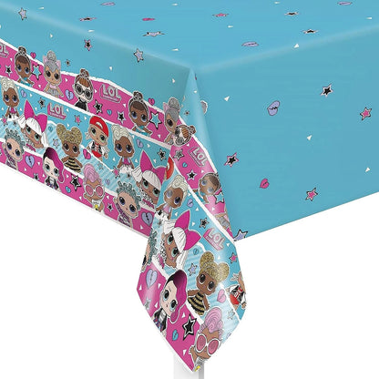 LOL Surprise Party Plastic Tablecloth 54" x 84"