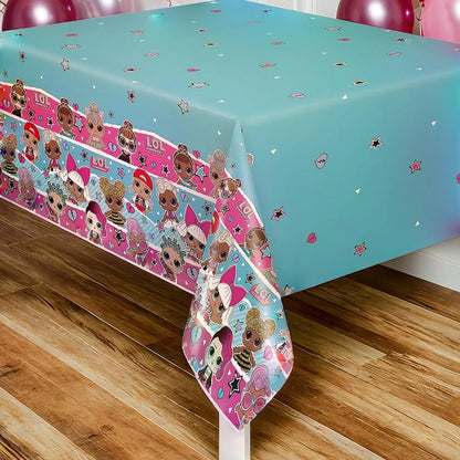LOL Surprise Party Plastic Tablecloth 54" x 84"