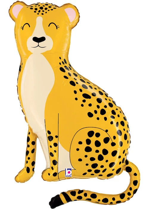 Jungle Cheetah Shape 30" Foil Balloon