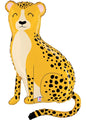 Jungle Cheetah Shape 30" Foil Balloon