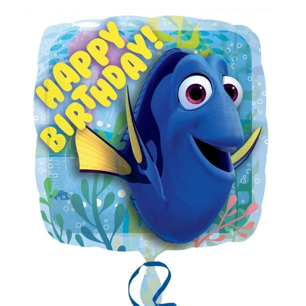 Anagram Finding Dory 17" Square Foil Balloon