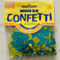 Hibiscus Blue Embossed Confetti 14g