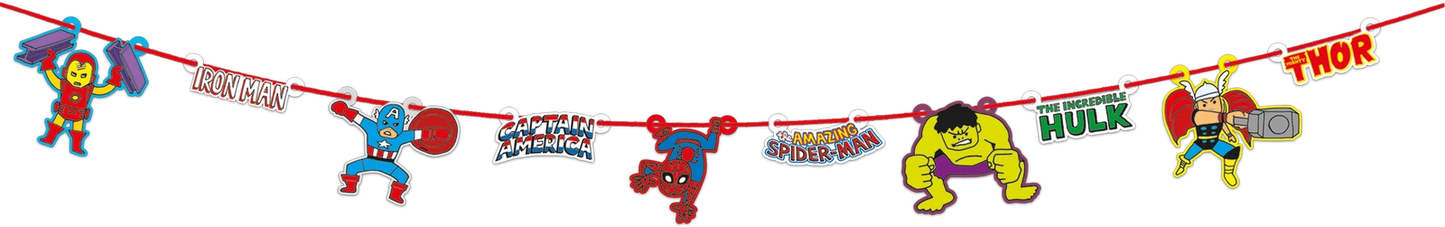Marvel Avengers Pop Comic Garland / Banner 2m