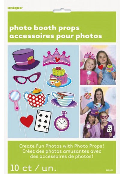 Mad Hatters Tea Party Photo Booth Props 10 Props included