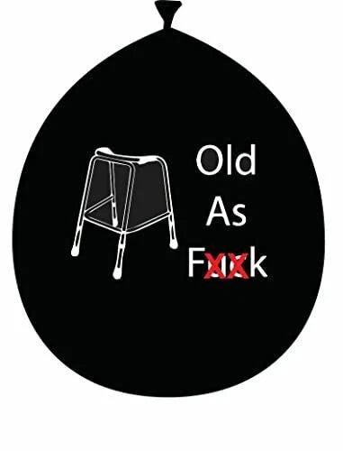 Rude Printed Latex Balloons 18+