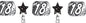 Creative Party Elegant Black & Silver 18th Birthday Foil Garland 3m