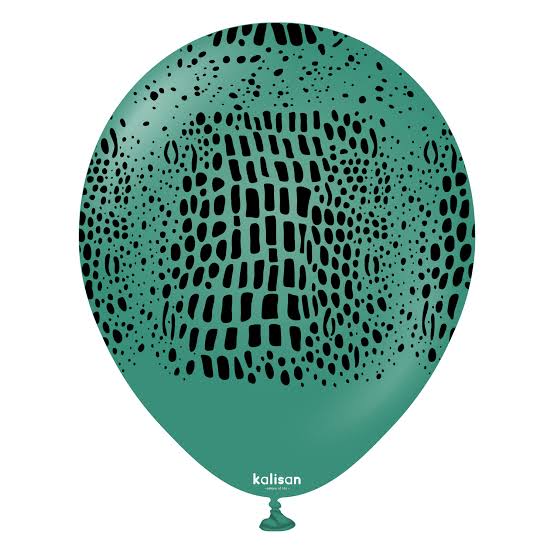 Kalisan Safari Printed Latex Balloons – 12" 30cm – Pack of 25