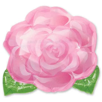 Anagram Pink Rose Junior Shape 18" Foil Balloon