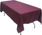 Rectangle Plastic Table Cover 54" x 108" | Burgundy