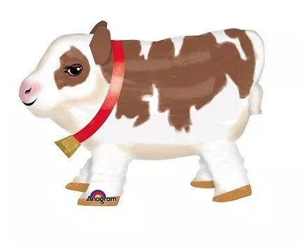 Anagram Airwalker Cute Cow 25" Foil Balloon