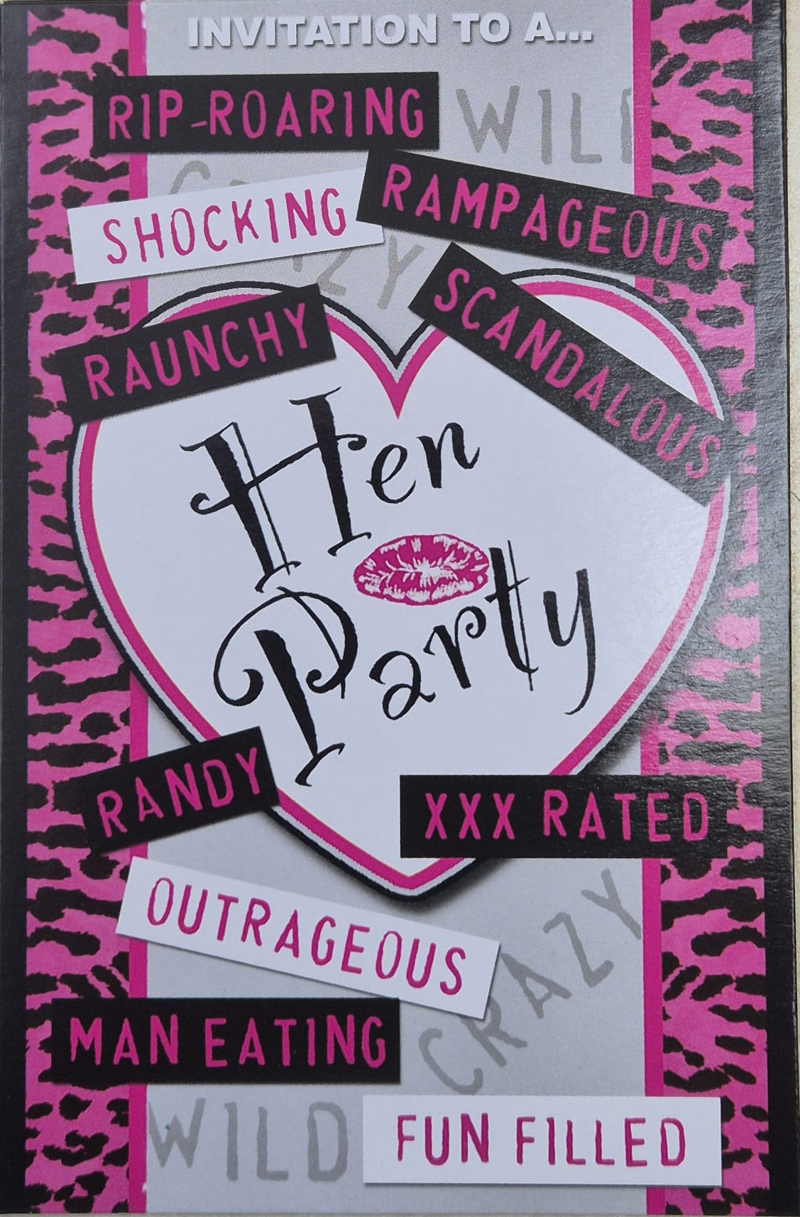 Hen Party Invites 6pc